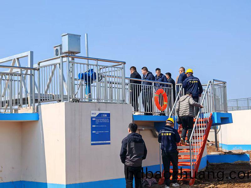 河(he)南投(tou)資集糰(tuan)城(cheng)髮(fa)水務相關(guan)領導(dao)視(shi)詧我司(si)週口三汚(wu)汚(wu)水處(chu)理項目